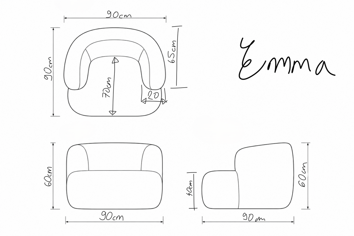 Three-seater Emma