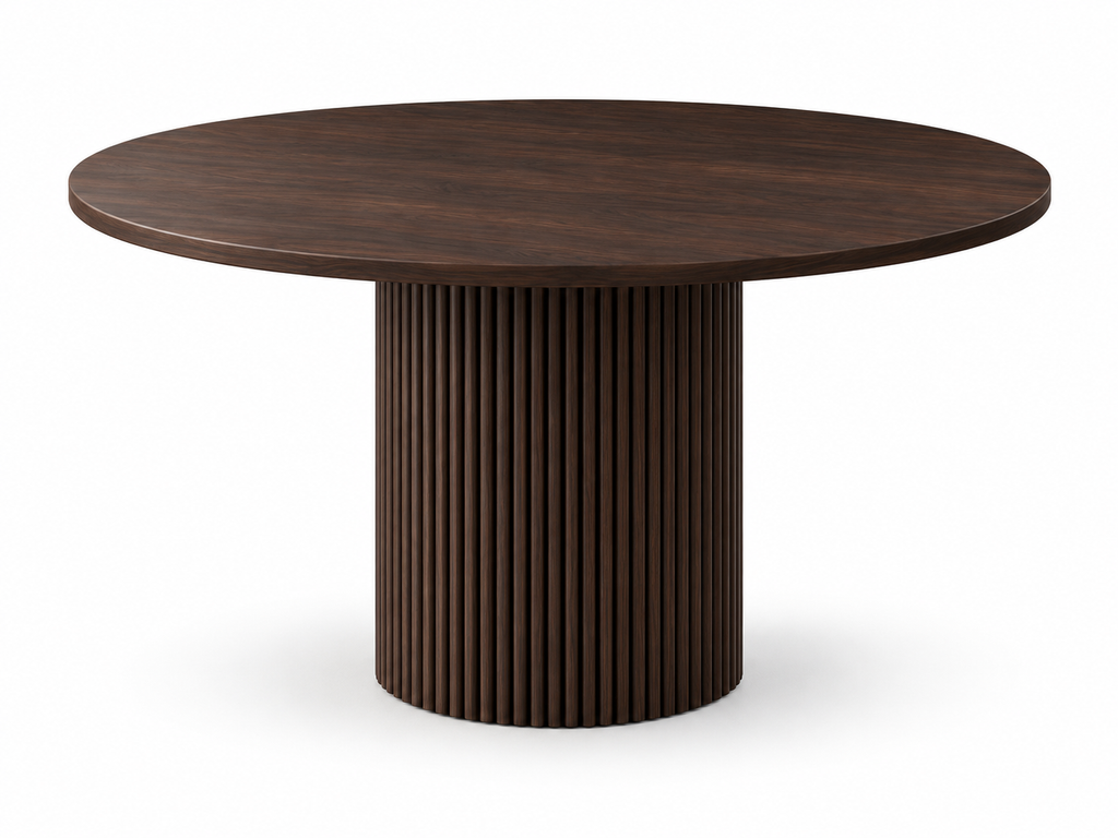 Mocca dining table - round