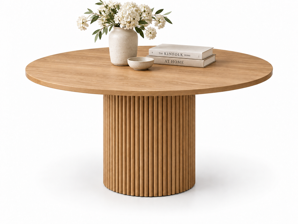 Mocca dining table - round